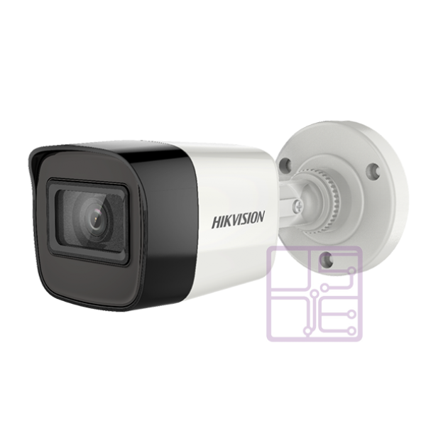 HIKVISION DS-2CE16H0T 5MP Fixed Mini Bullet BNC Camera 