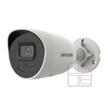 HIKVISION DS-2CD2046G2-IU 4 MP AcuSense Strobe Light and Audible Warning Fixed Mini Bullet Network Camera